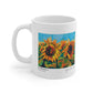 Ceramic Mug 11oz - Sunflowers