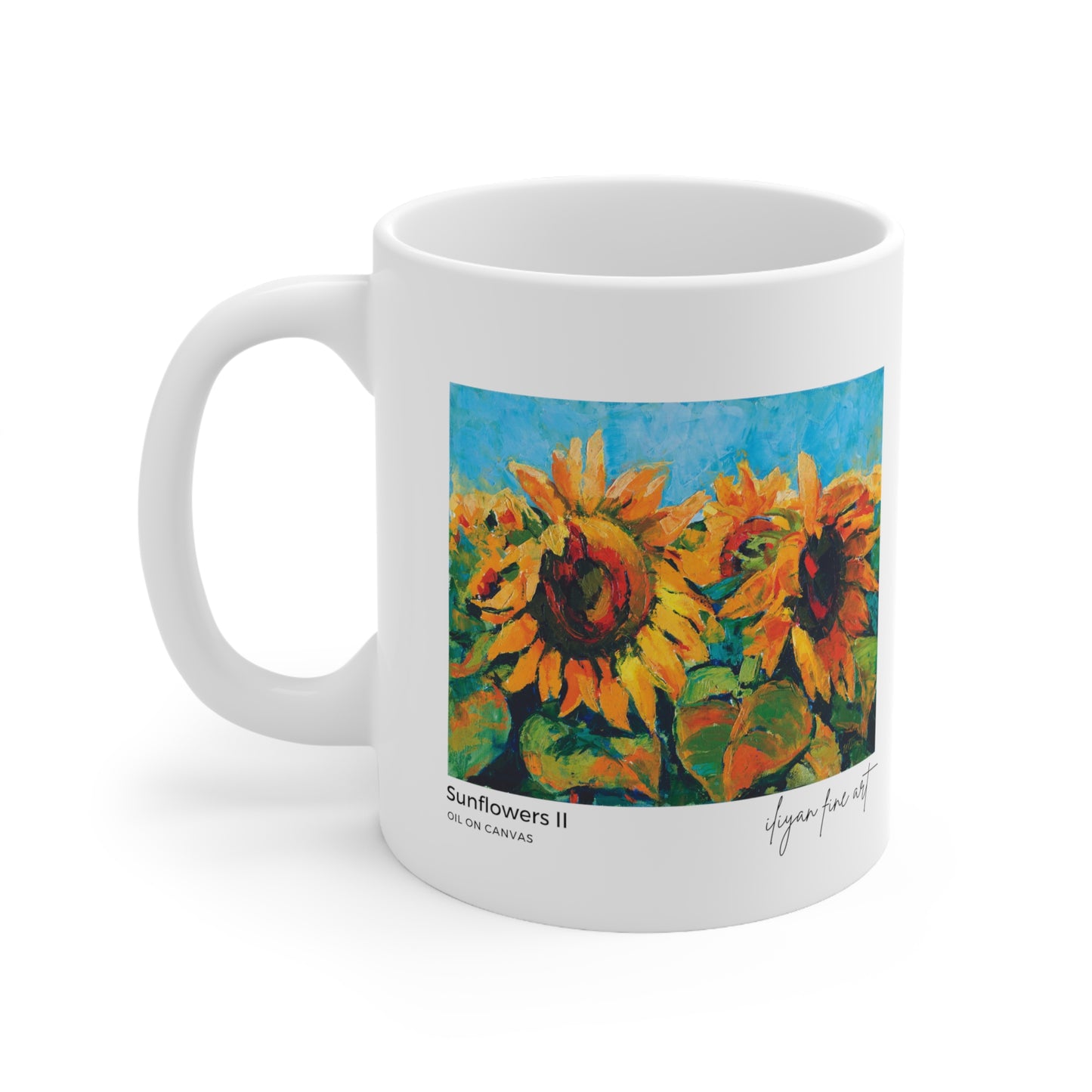 Ceramic Mug 11oz - Sunflowers