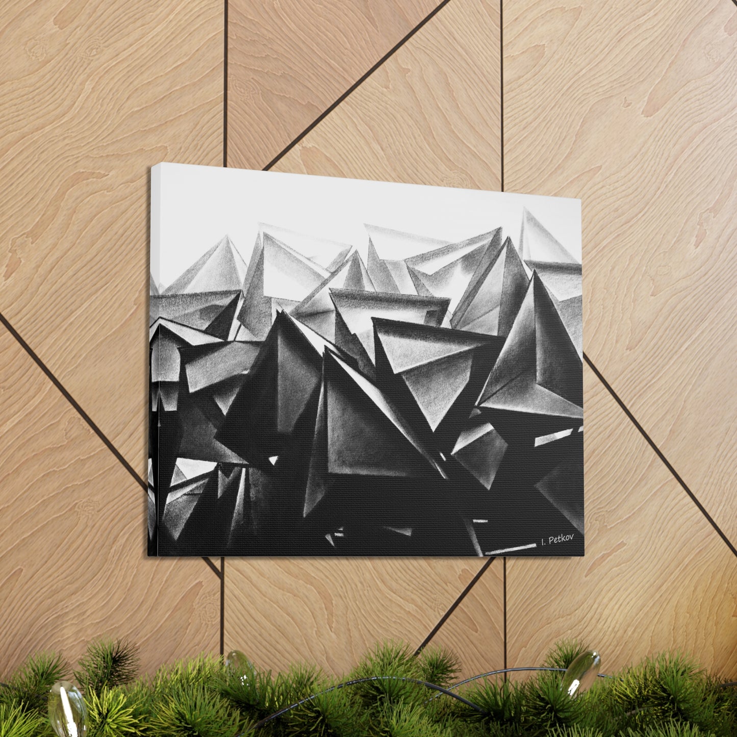 A Structure Rises - Canvas Print