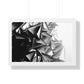 A Structure That Cannot Extinguish the Light - Framed Poster Print, Wall Art, Charcoal, Abstract Black and White Decor