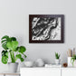 Folding Structure III - Framed Poster Print, Wall Art, Charcoal, Abstract Black and White Decor