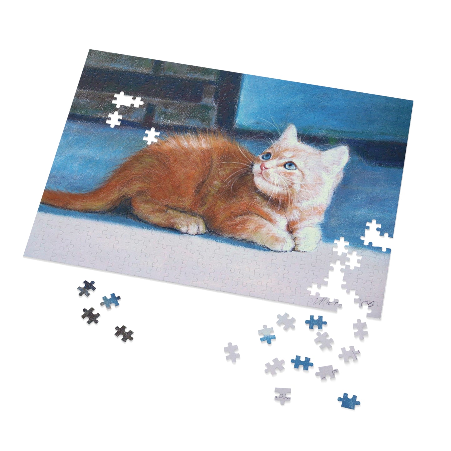 Jigsaw Puzzle - Orange Kitten
