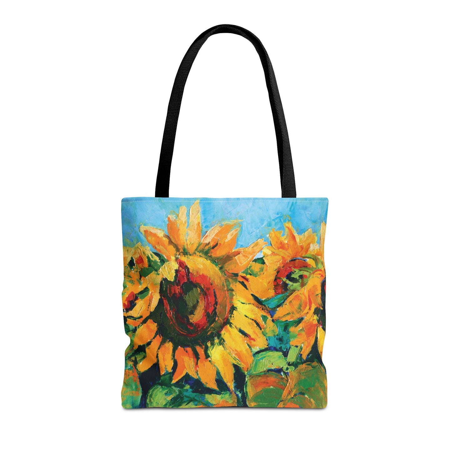 Sunflower Artwork Print Tote Bag