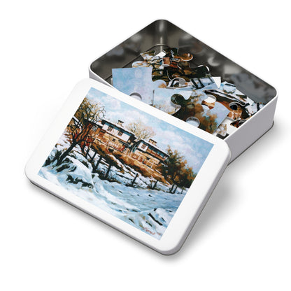 Jigsaw Puzzle - A Village in Winter