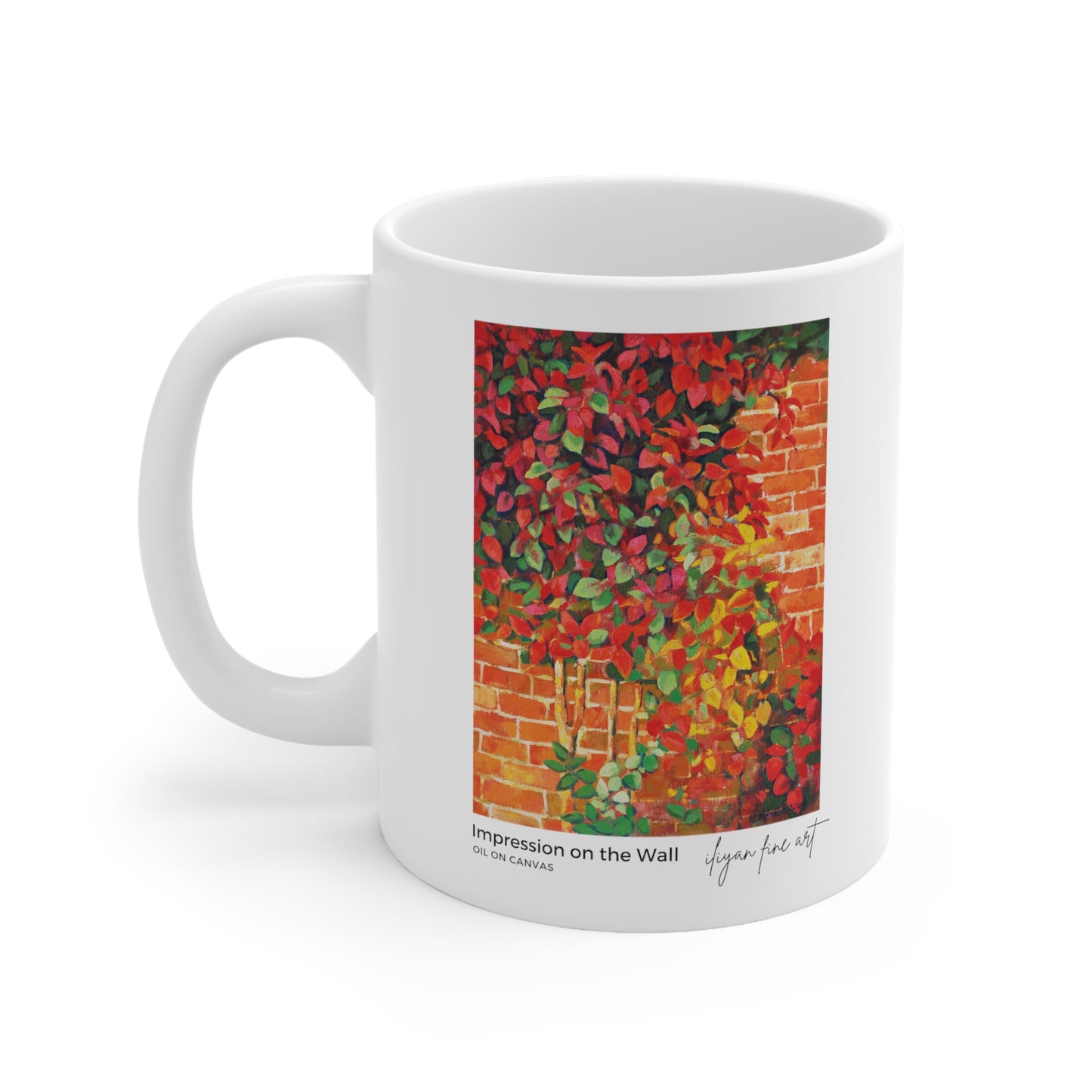 Ceramic Mug 11oz - Autumn Impression on the Wall