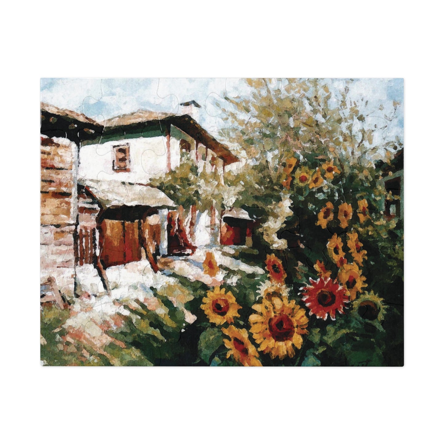 Jigsaw Puzzle - A Village in Summer