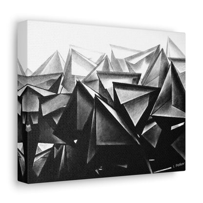A Structure Rises - Canvas Print