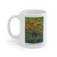 Ceramic Mug 11oz - Poppies and Traverses I