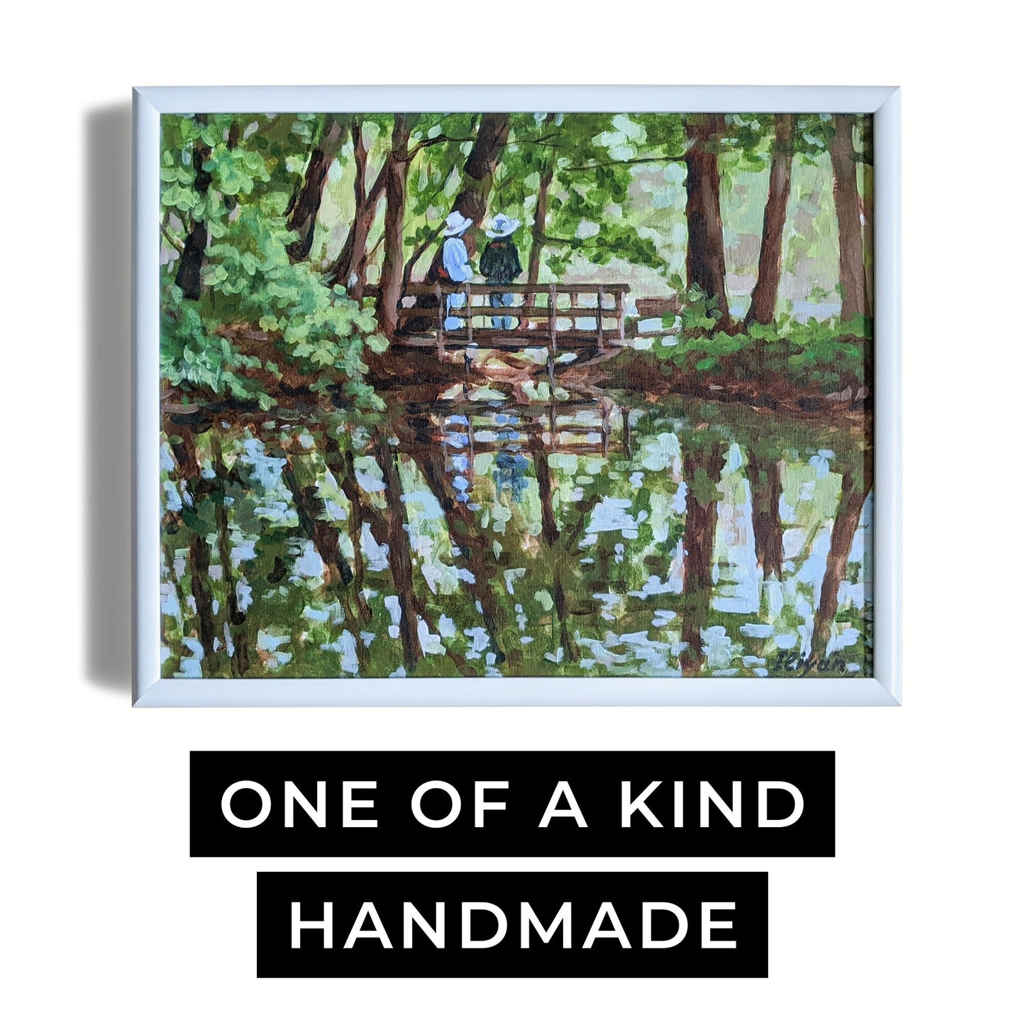 I Like Monet - Original Oil Painting