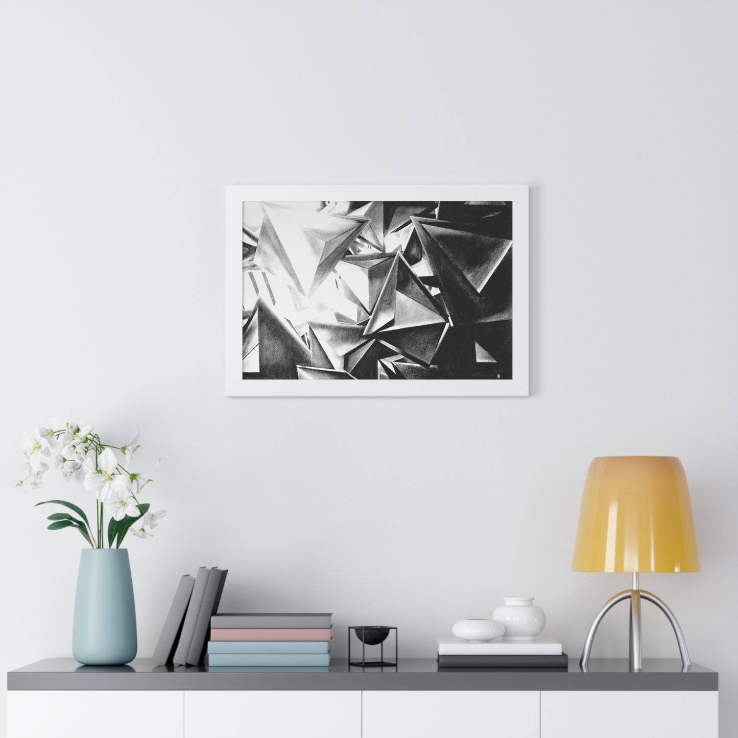 Structure Invasion - Framed Poster Print