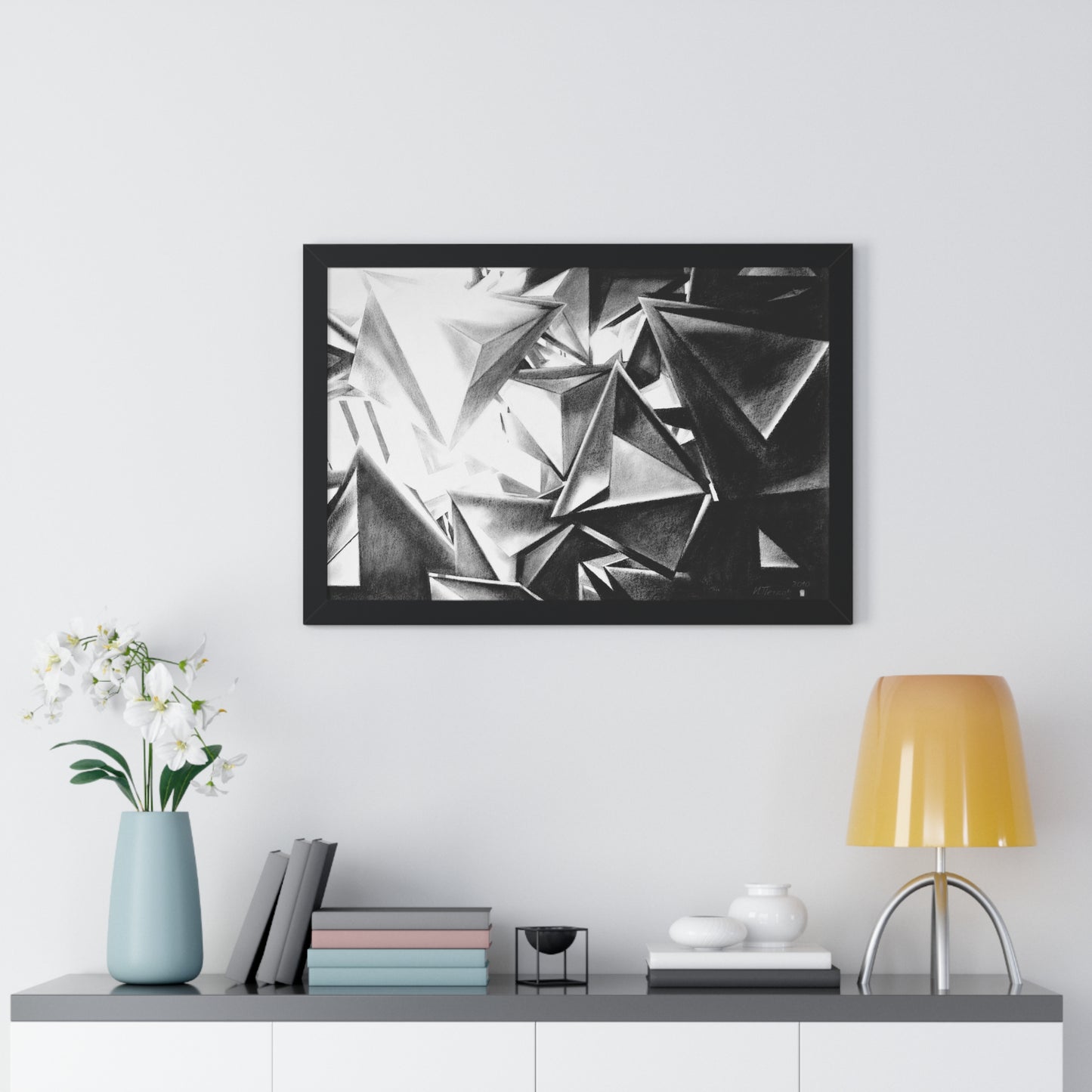 Structure Invasion - Framed Poster Print