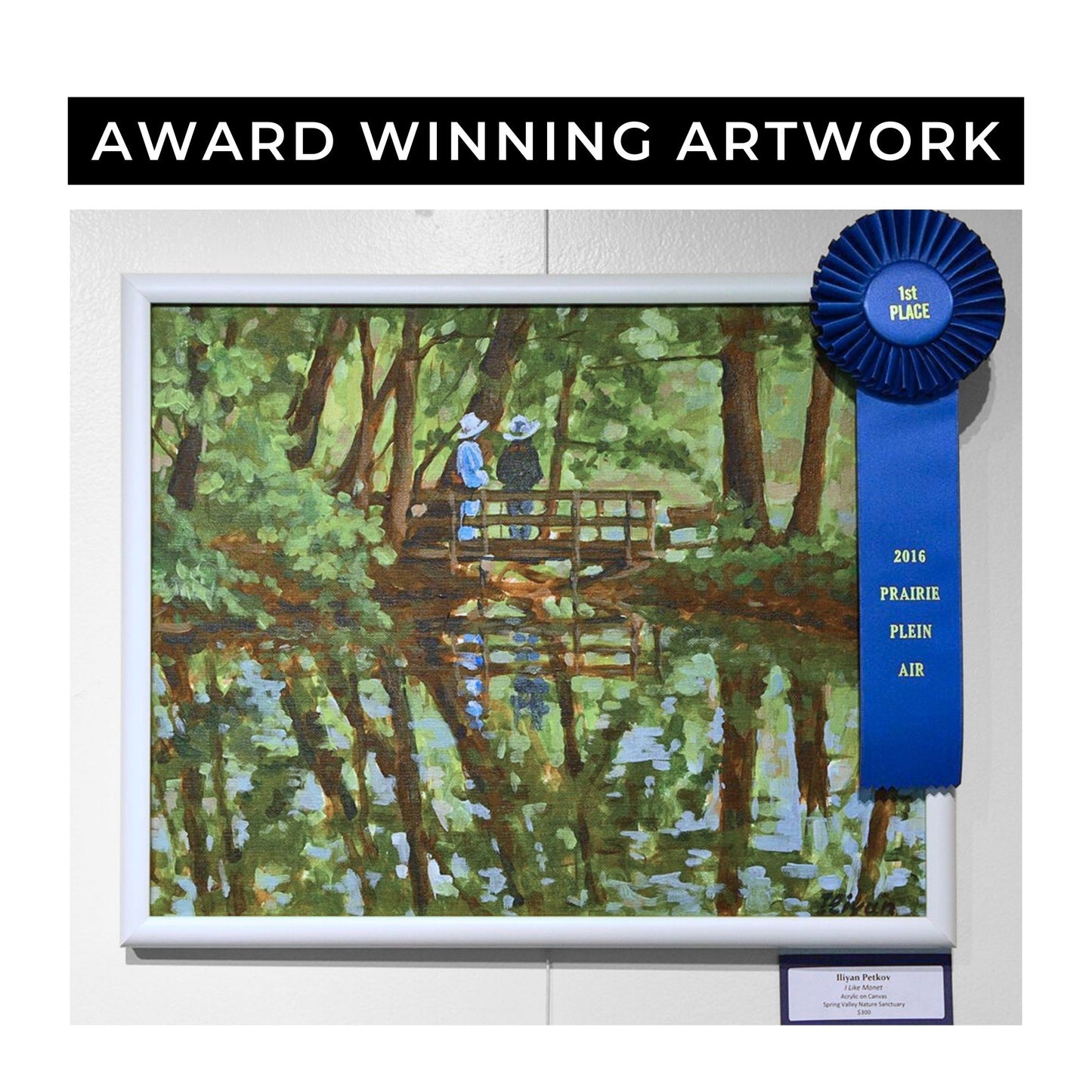 I Like Monet - Original Oil Painting