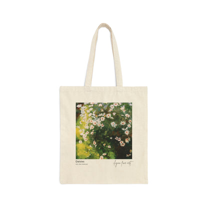 Canvas Tote Bag - Daisies