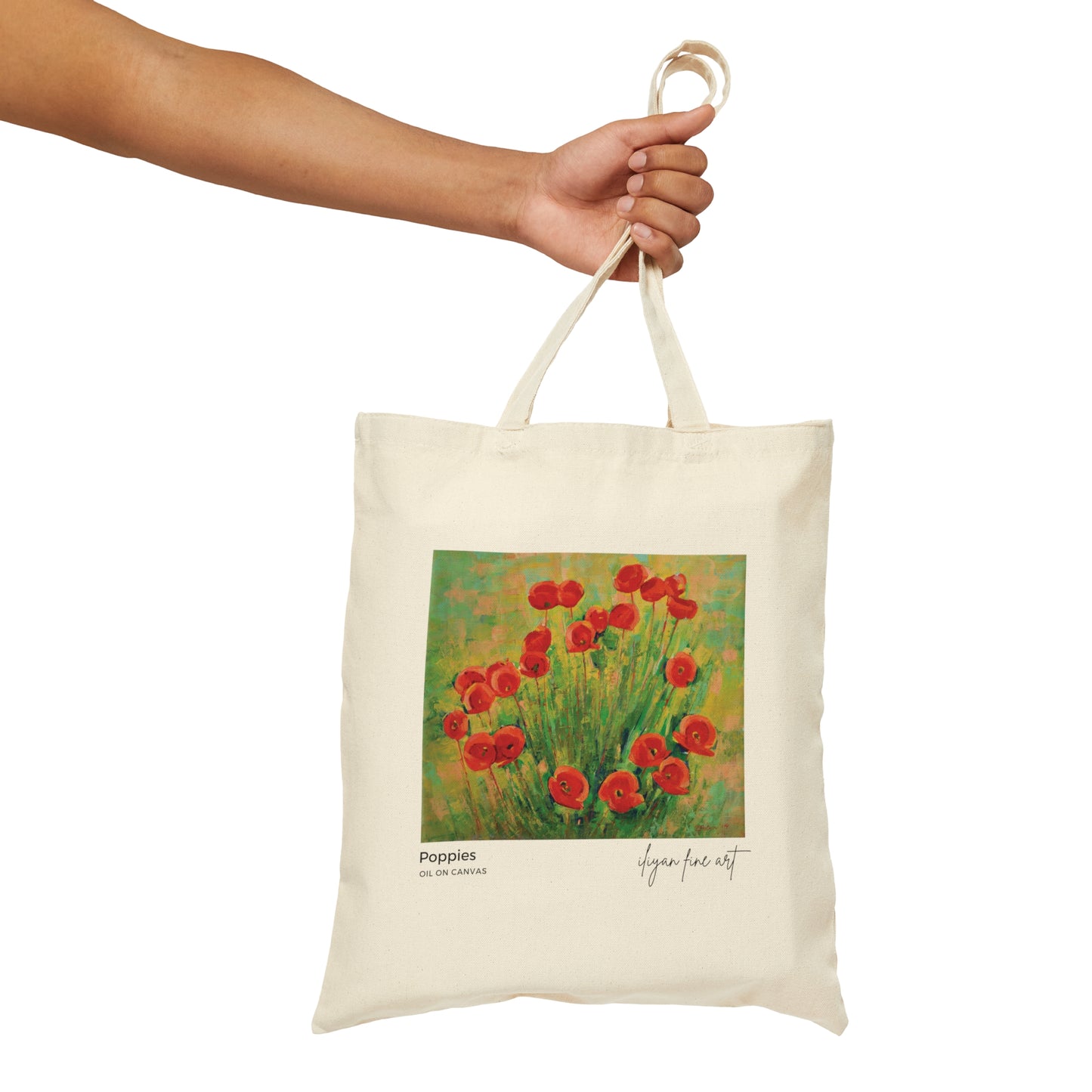 Canvas Tote Bag - Poppies