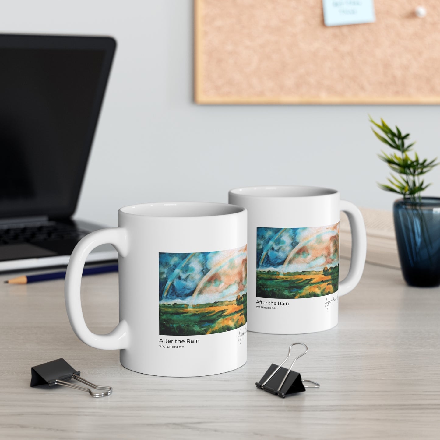 Ceramic Mug 11oz - Rainbow After the Rain