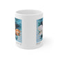 Ceramic Mug 11oz - Swans on Lake with Reflections