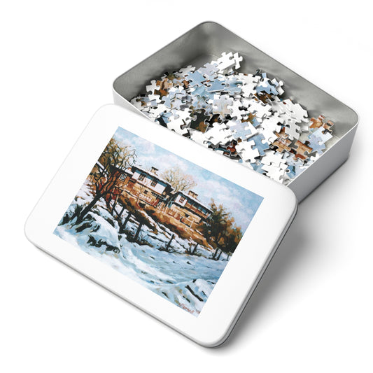 Jigsaw Puzzle - A Village in Winter
