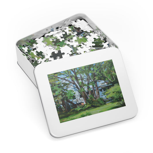 Jigsaw Puzzle - White House Amid Green