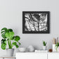 Folding Structure I - Framed Poster Print, Wall Art, Charcoal, Abstract Black and White Decor