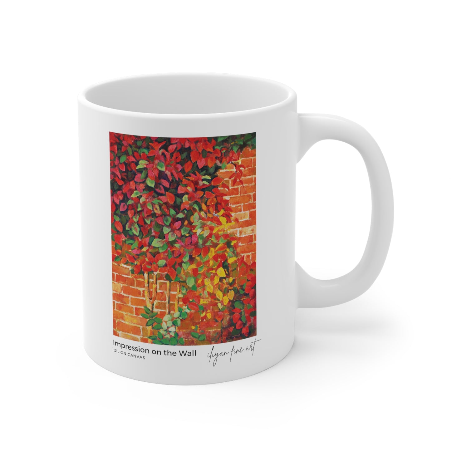 Ceramic Mug 11oz - Autumn Impression on the Wall