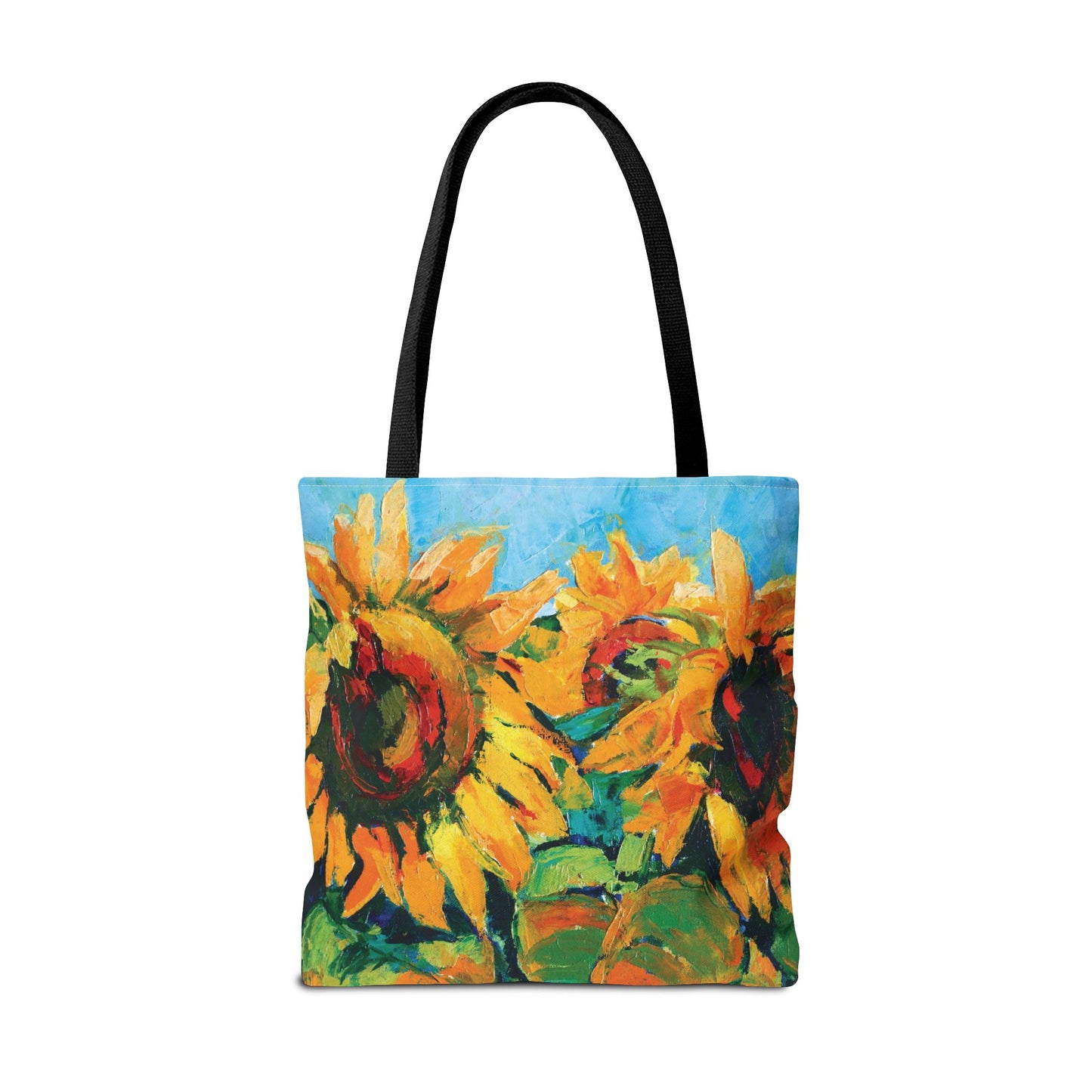 Sunflower Artwork Print Tote Bag