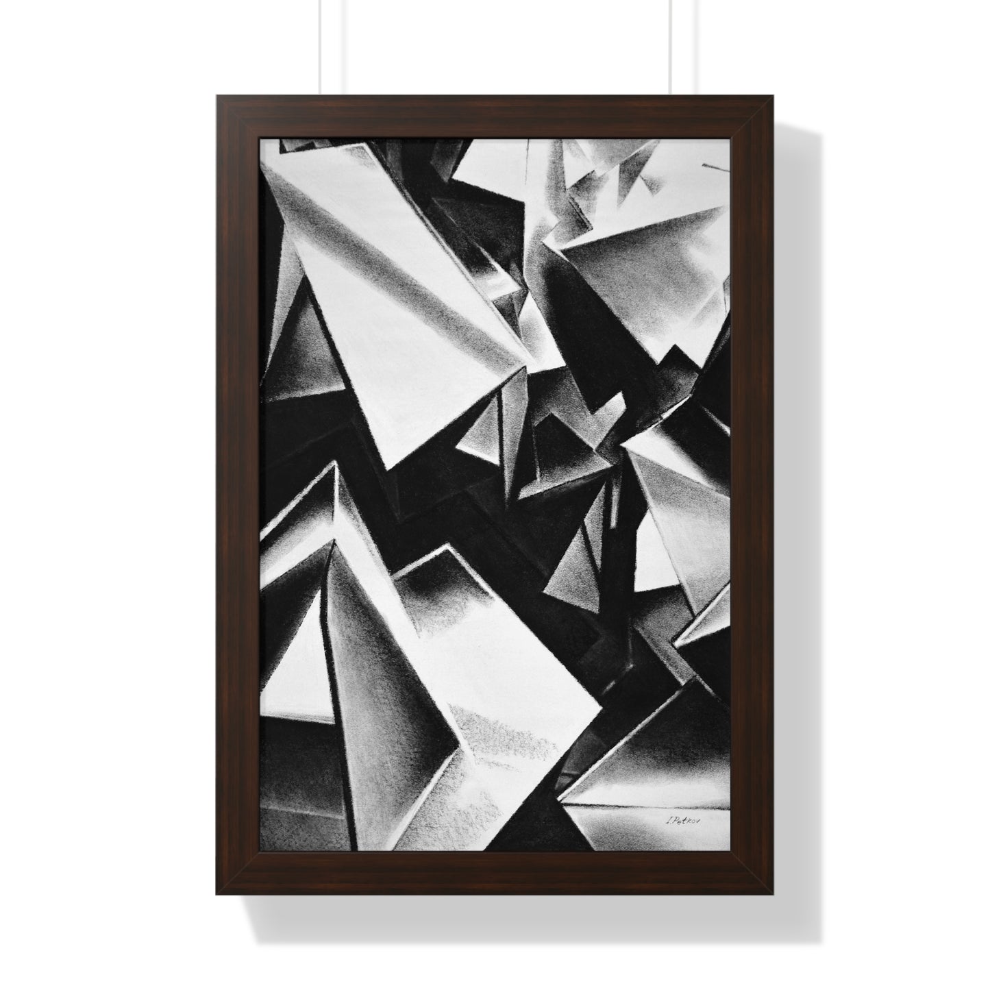 Chaotic Structure - Framed Poster Print