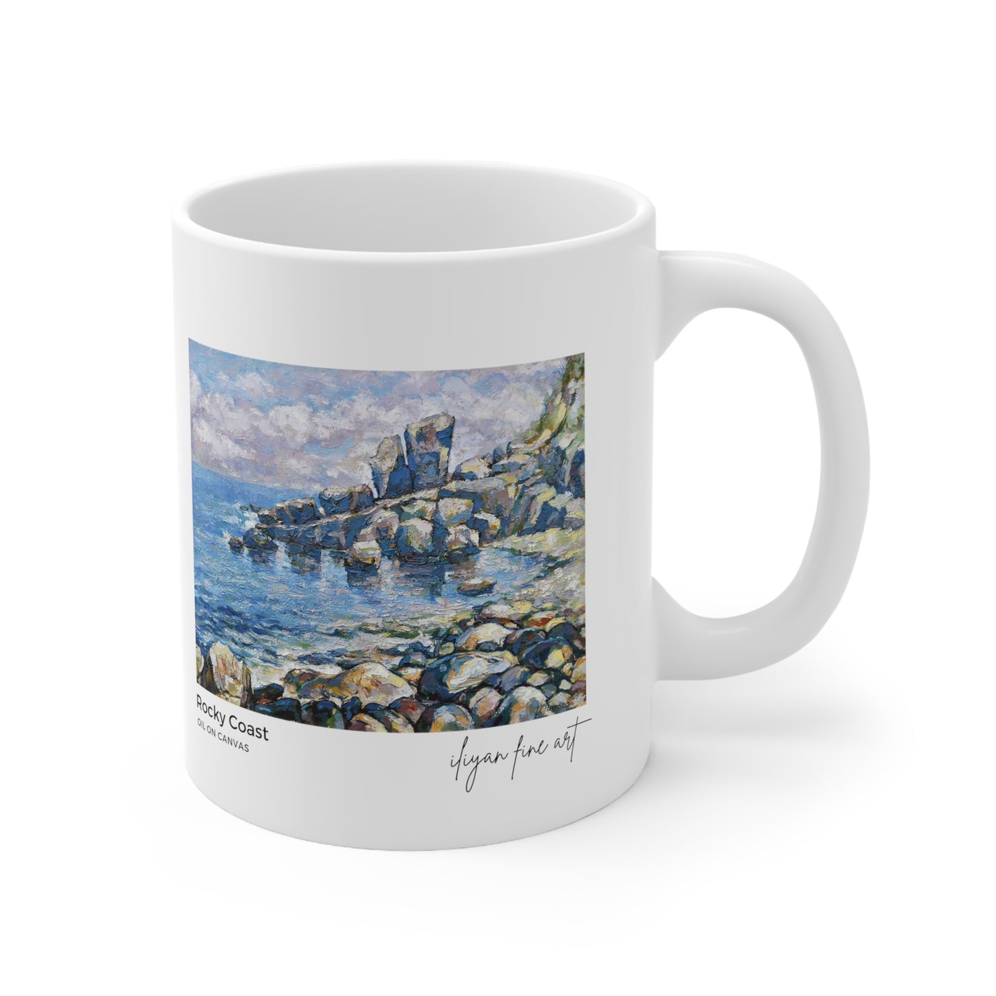 Ceramic Mug 11oz - Rocky Beach