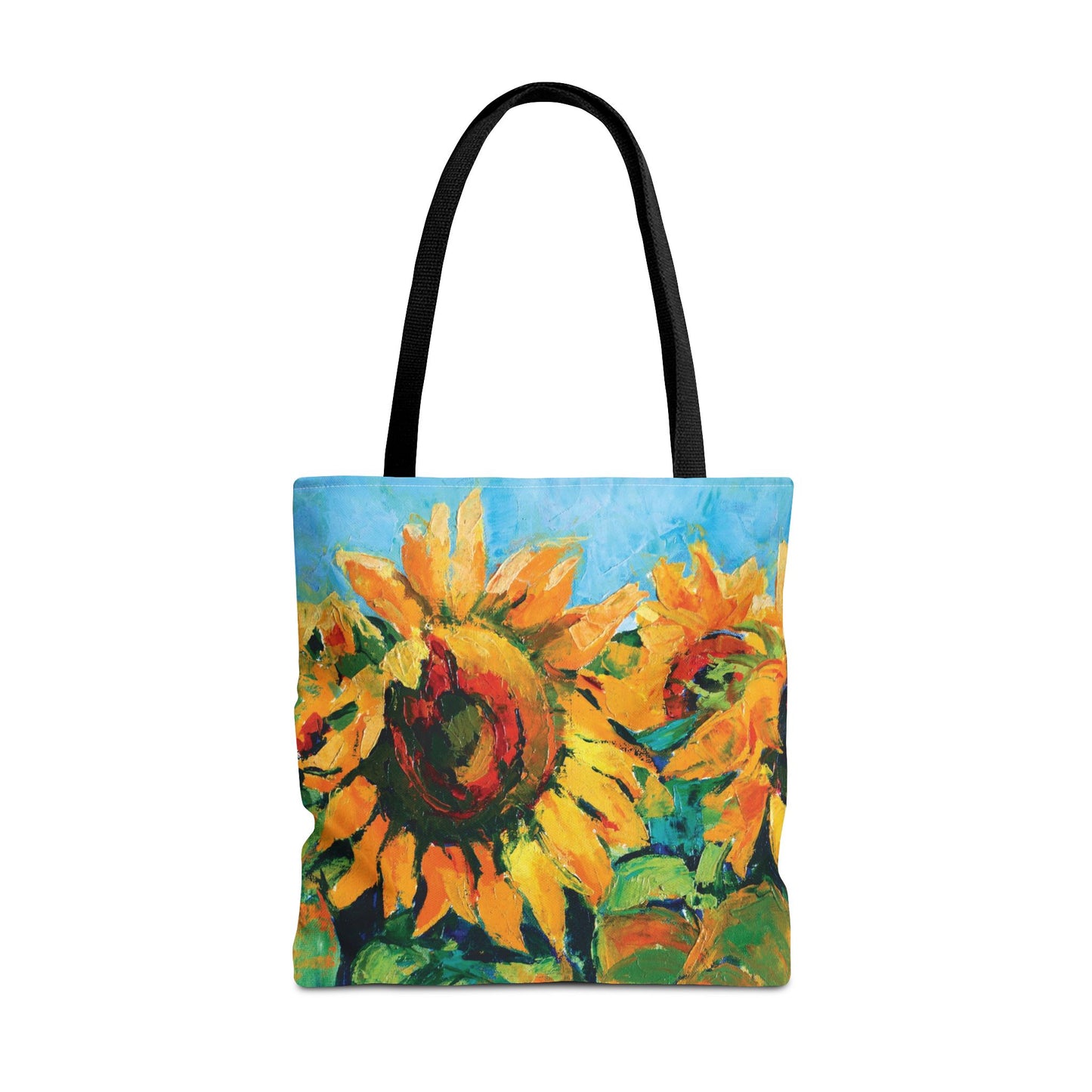 Sunflower Artwork Print Tote Bag