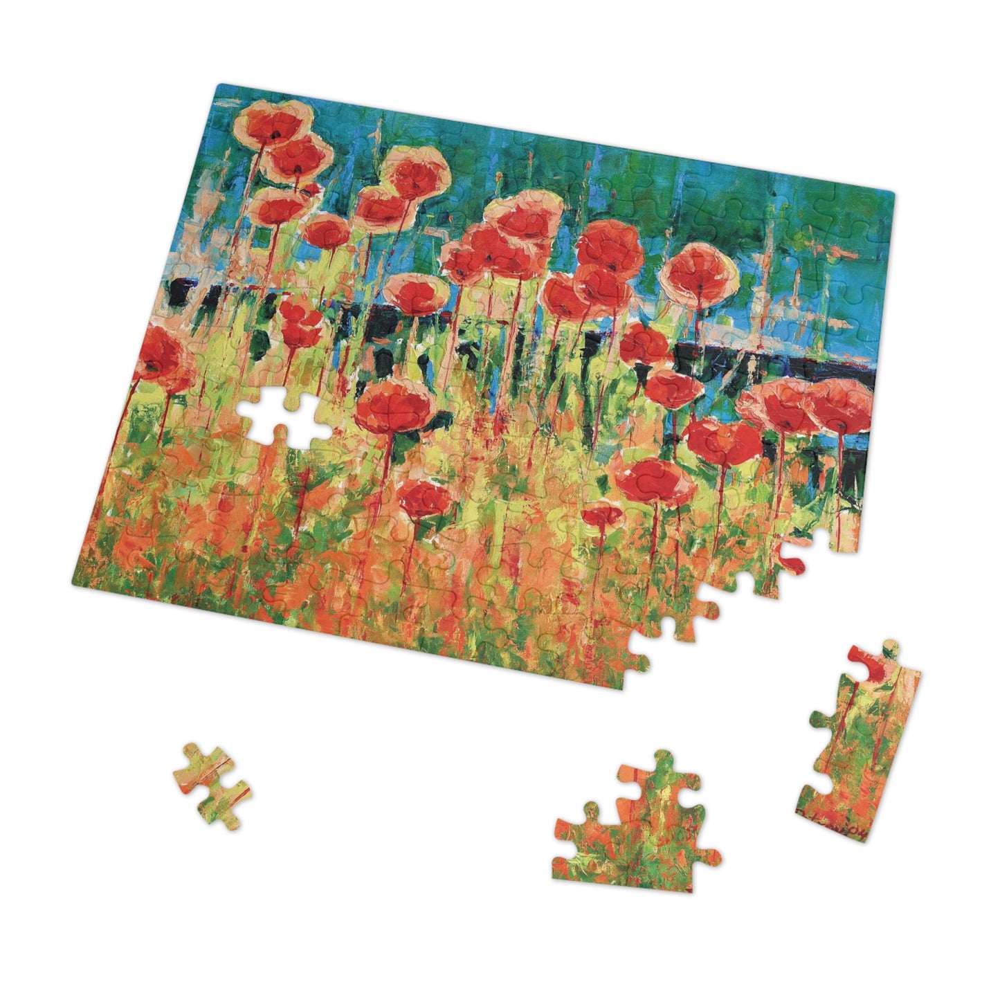 Jigsaw Puzzle - Poppies and Traverses II