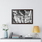 Folding Structure I - Framed Poster Print, Wall Art, Charcoal, Abstract Black and White Decor