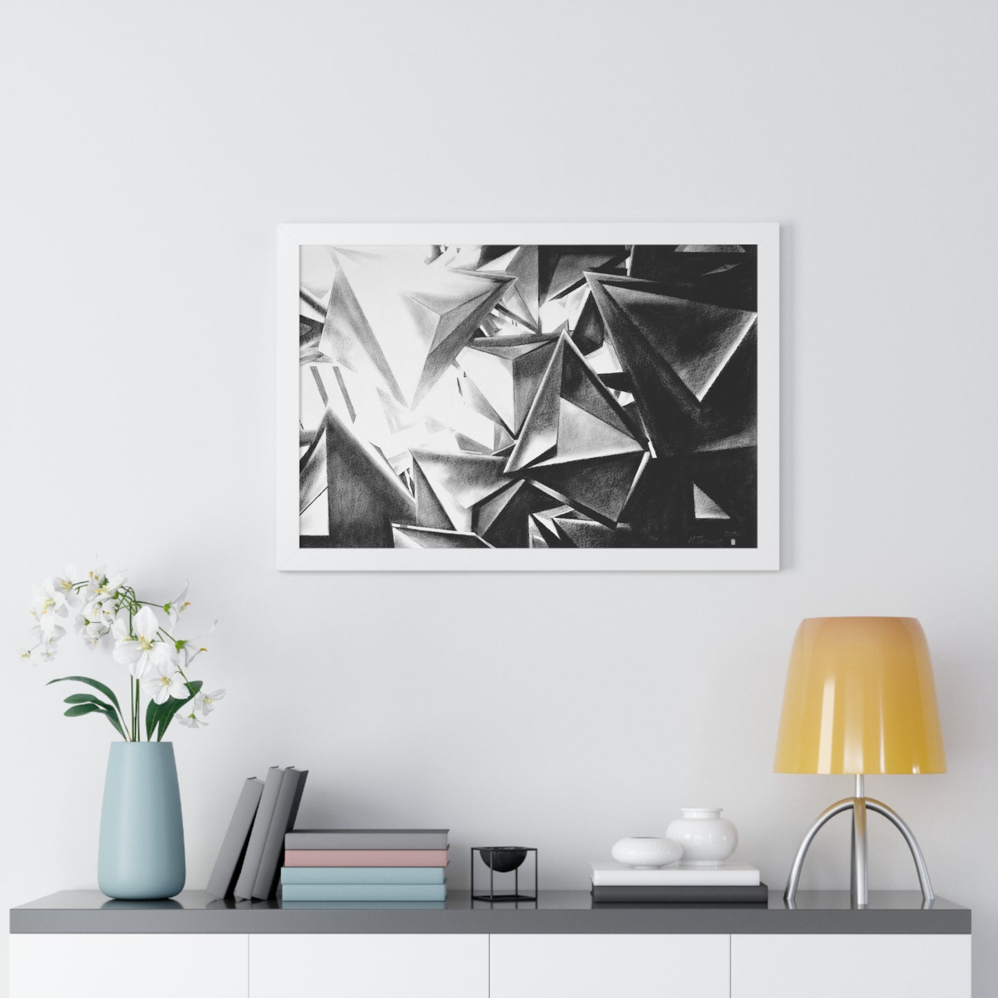 Structure Invasion - Framed Poster Print