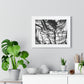 Folding Structure I - Framed Poster Print, Wall Art, Charcoal, Abstract Black and White Decor