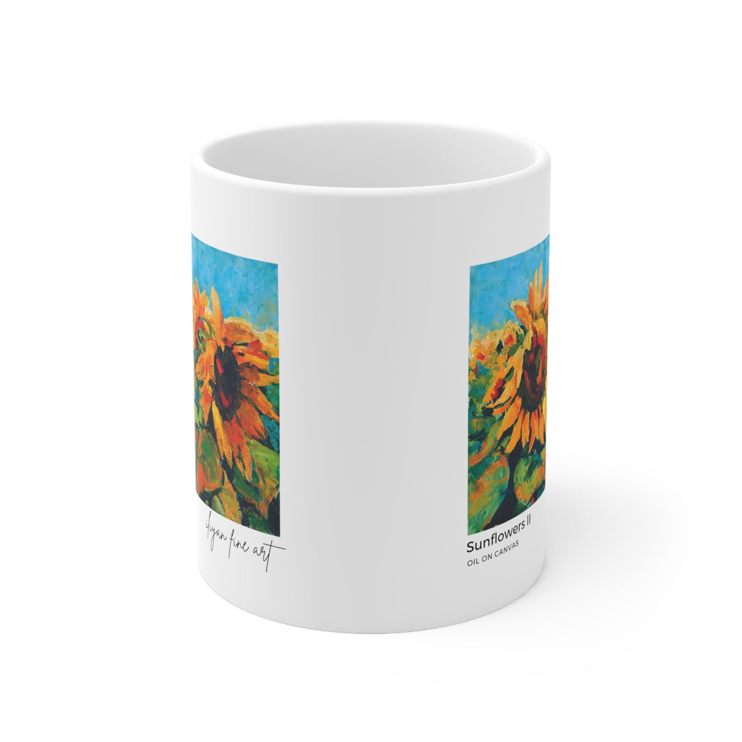 Ceramic Mug 11oz - Sunflowers