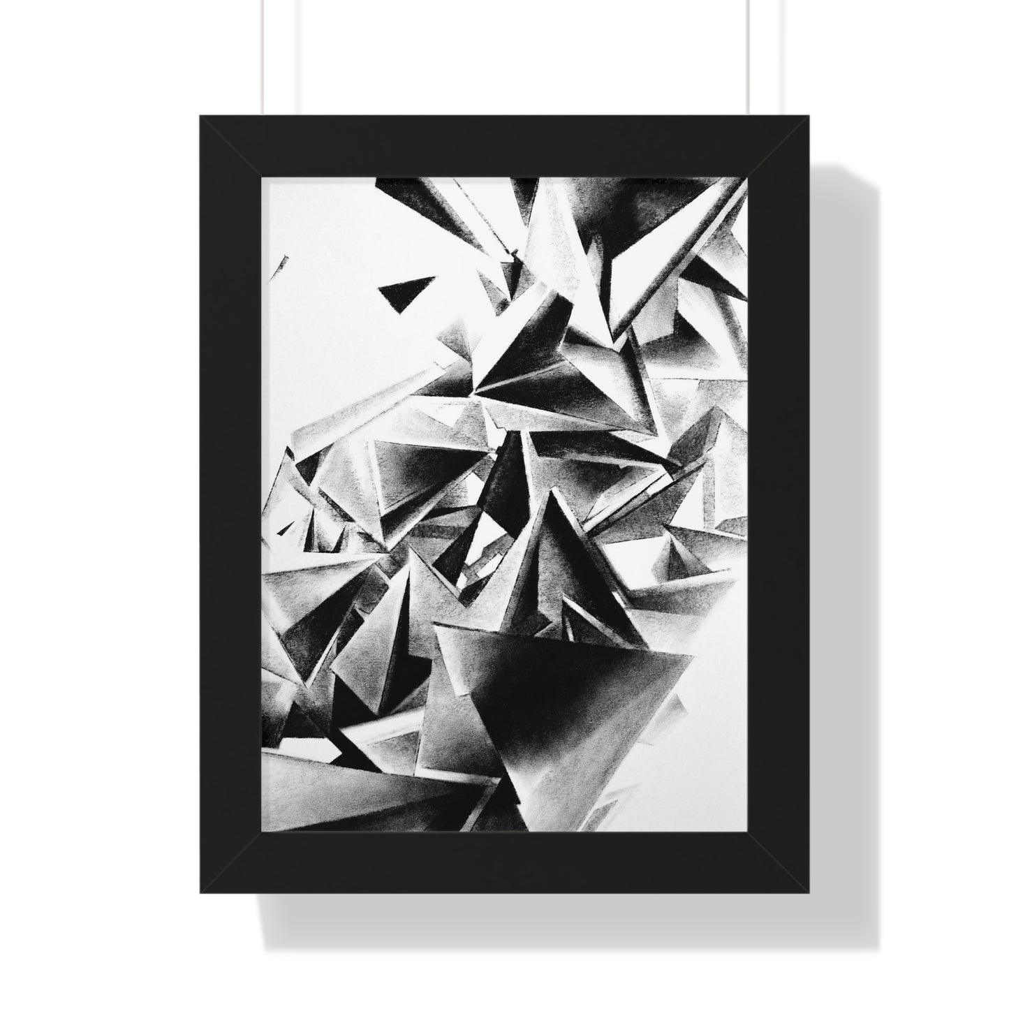 Whirlstructure III - Framed Vertical Poster