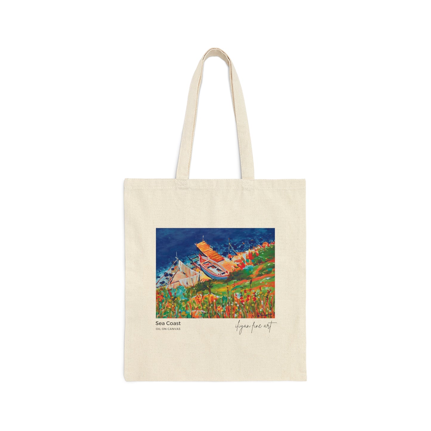 Canvas Tote Bag - Sea Coast