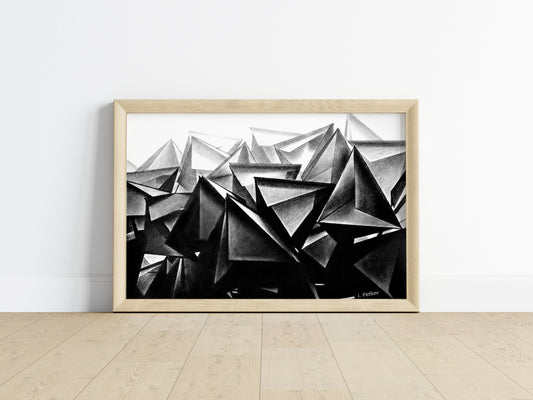 A Structure Rises - Unframed Satin Poster Print