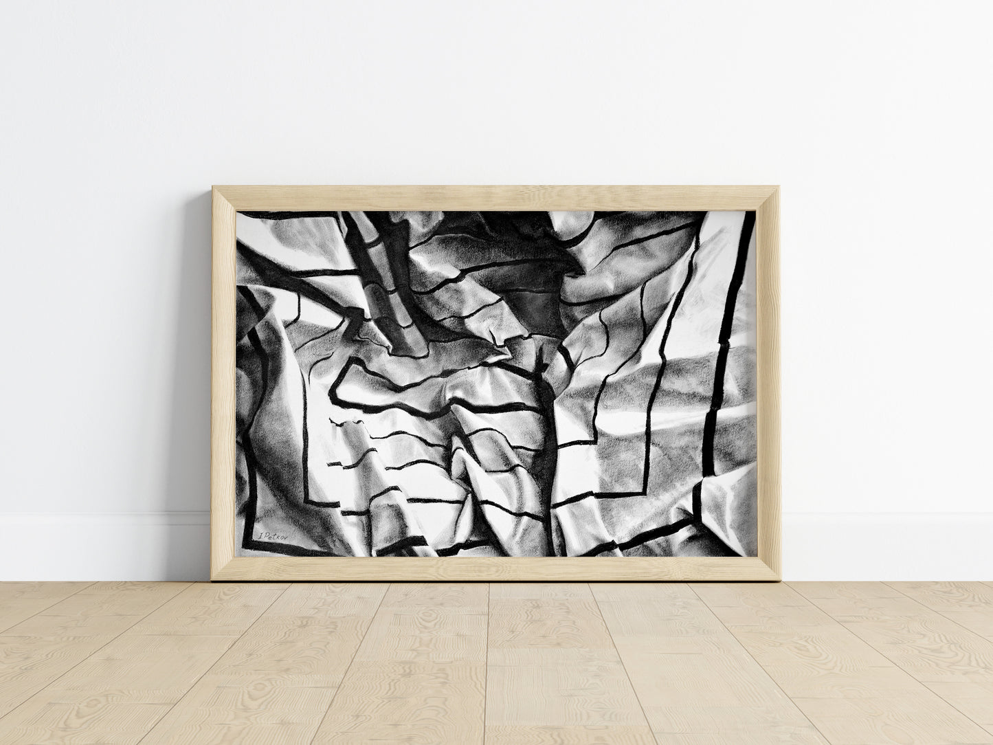 Folding Structure I - Unframed Satin Poster Print