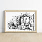 Old Houses - Unframed Satin Poster Print