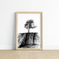 The Lone Tree - Unframed Satin Poster Print