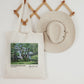 Canvas Tote Bag - White House Amid Green