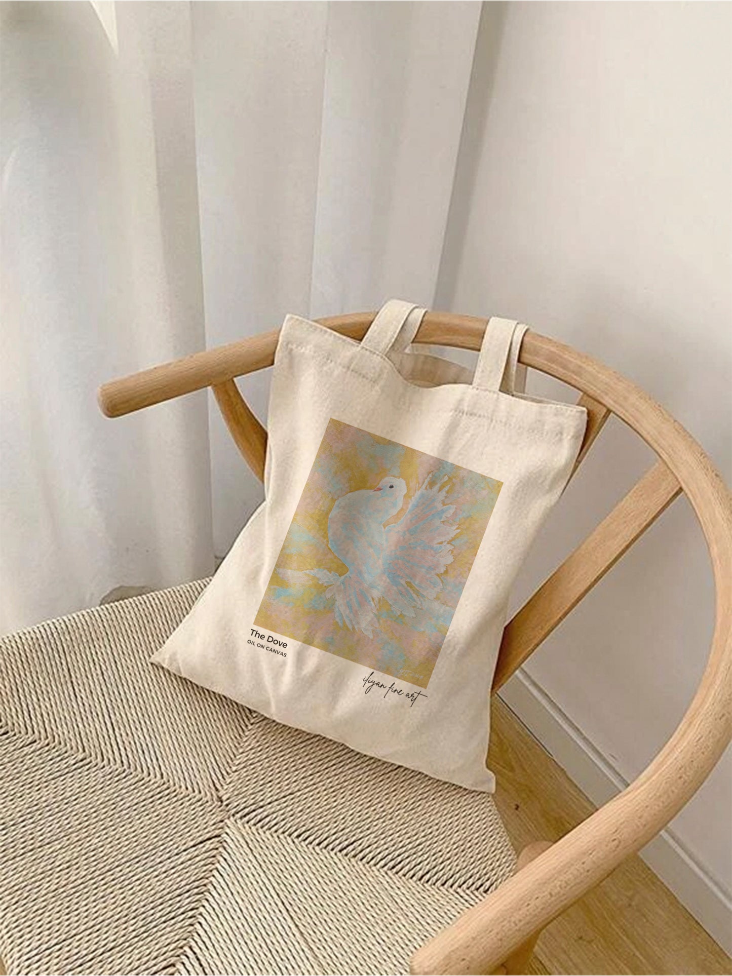 Canvas Tote Bag - The Dove