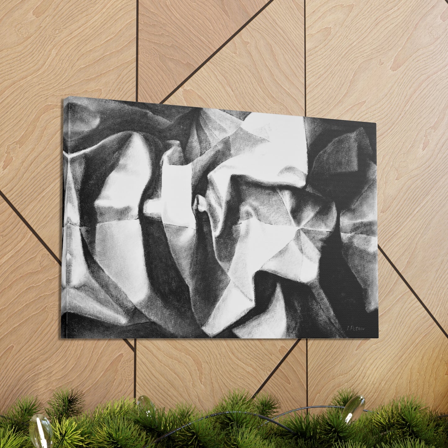 Folding Structure II - Canvas Print