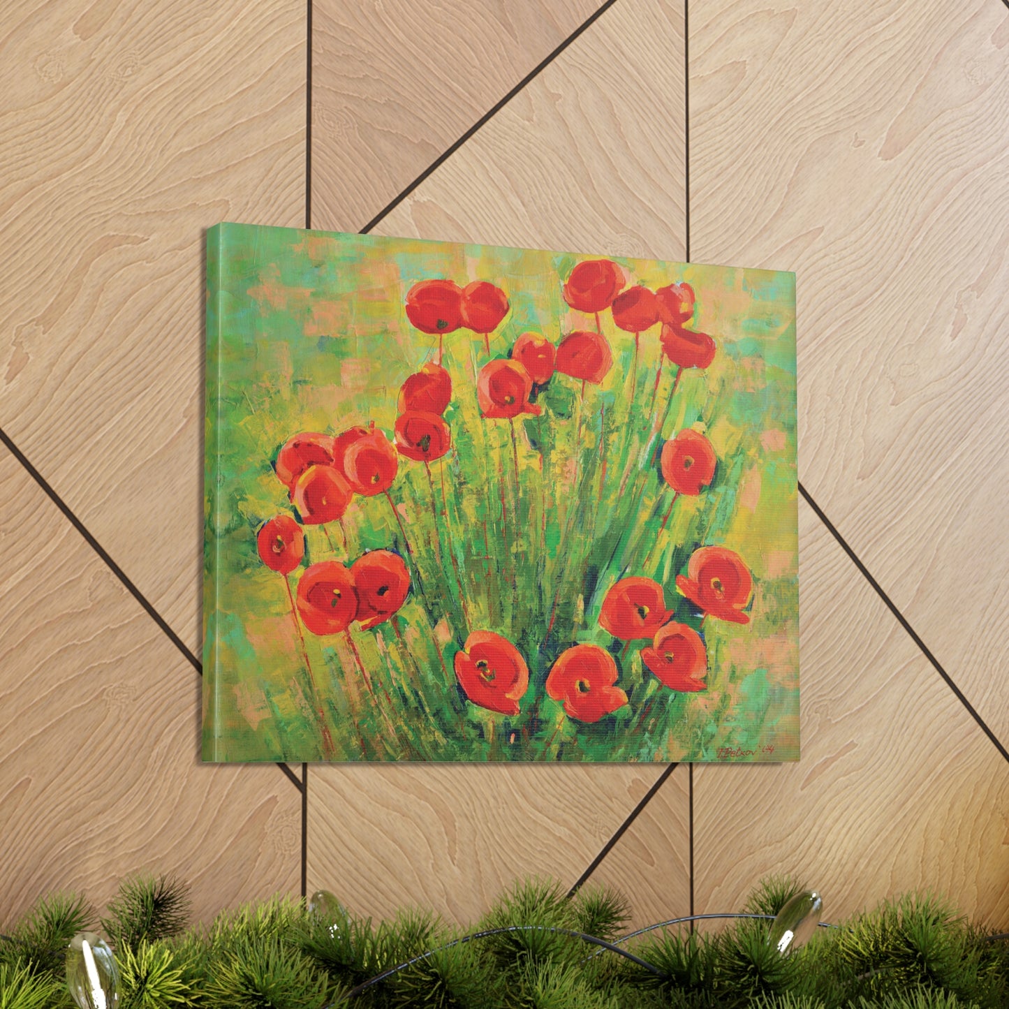 Poppies - Floral Canvas Print