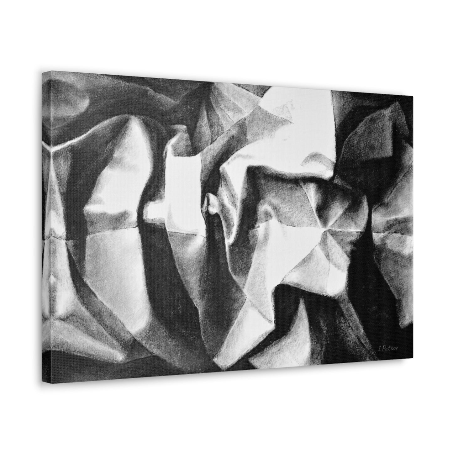 Folding Structure II - Canvas Print