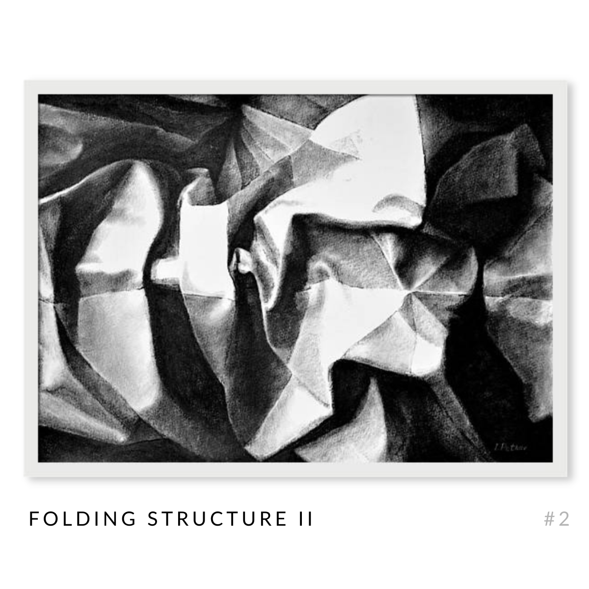 The Structures - Complete Art Series - Set of 17 Black and White Artworks