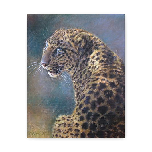 Leopard Portrait - Canvas Print