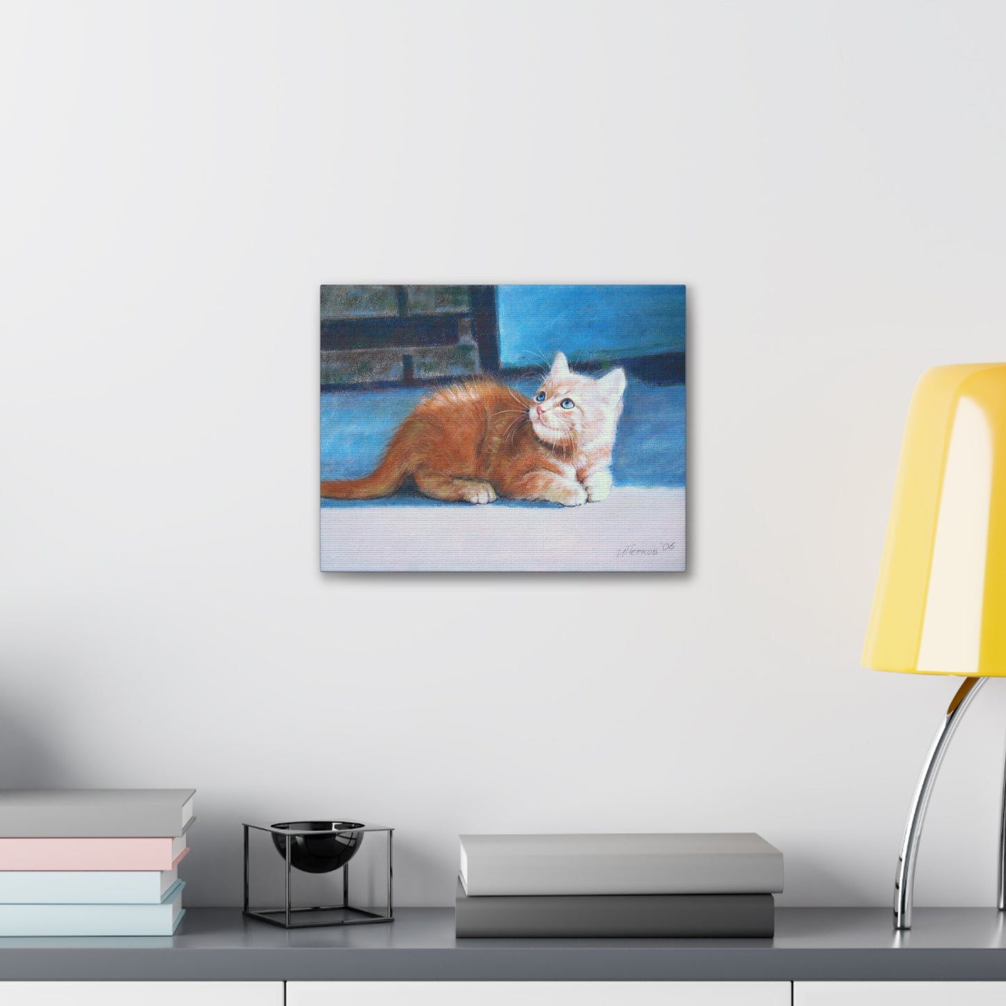 Orange Kitten - Canvas Print