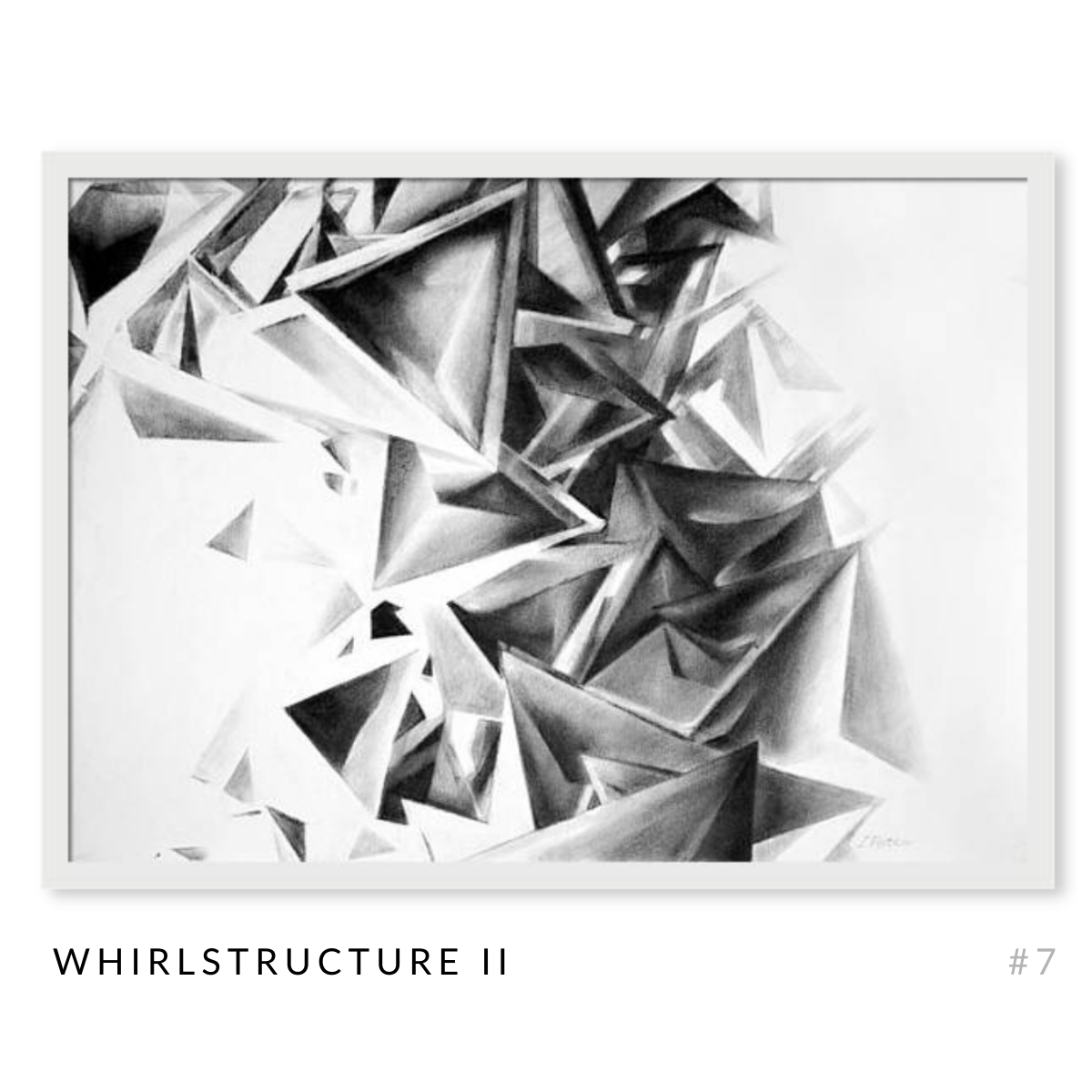 The Structures - Complete Art Series - Set of 17 Black and White Artworks