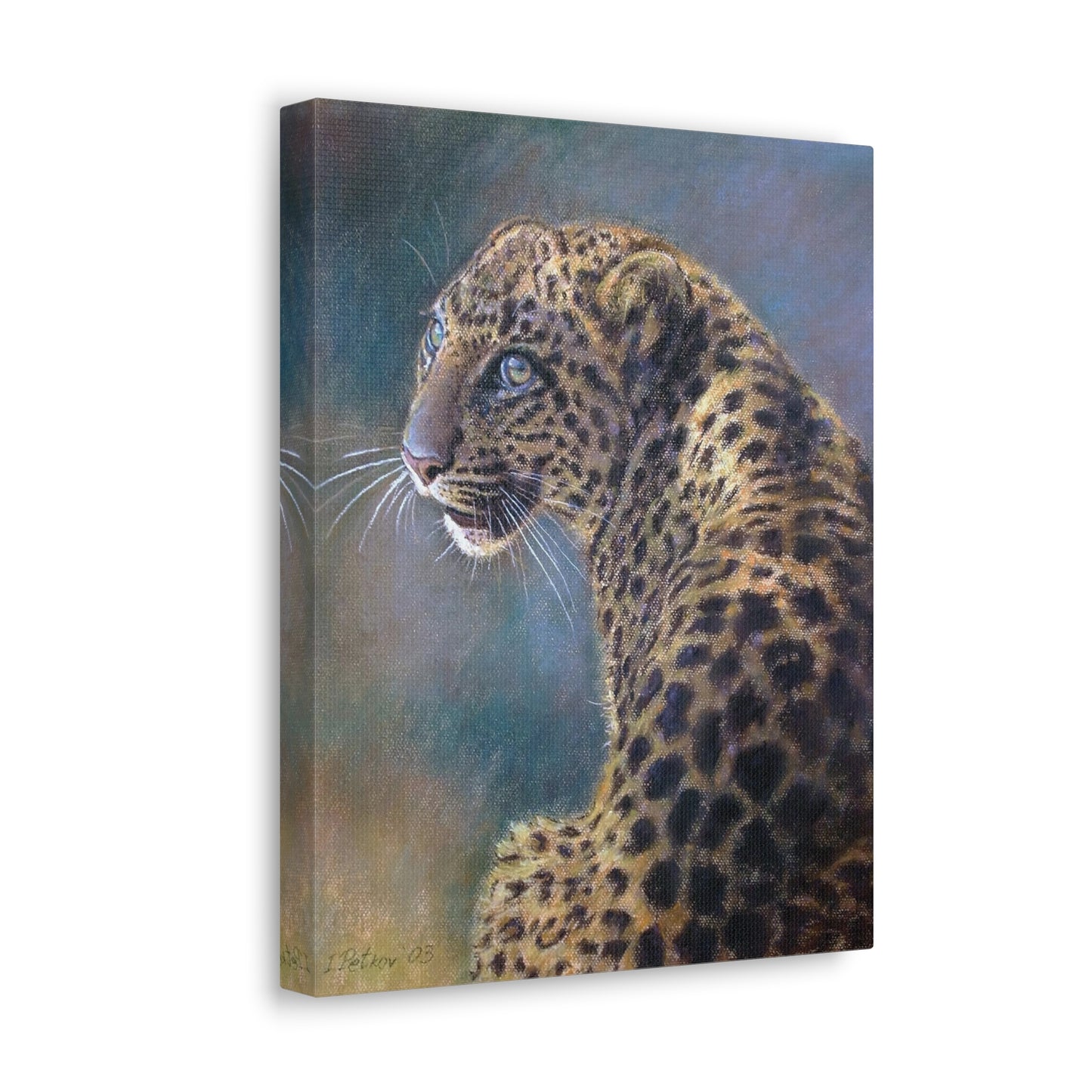 Leopard Portrait - Canvas Print