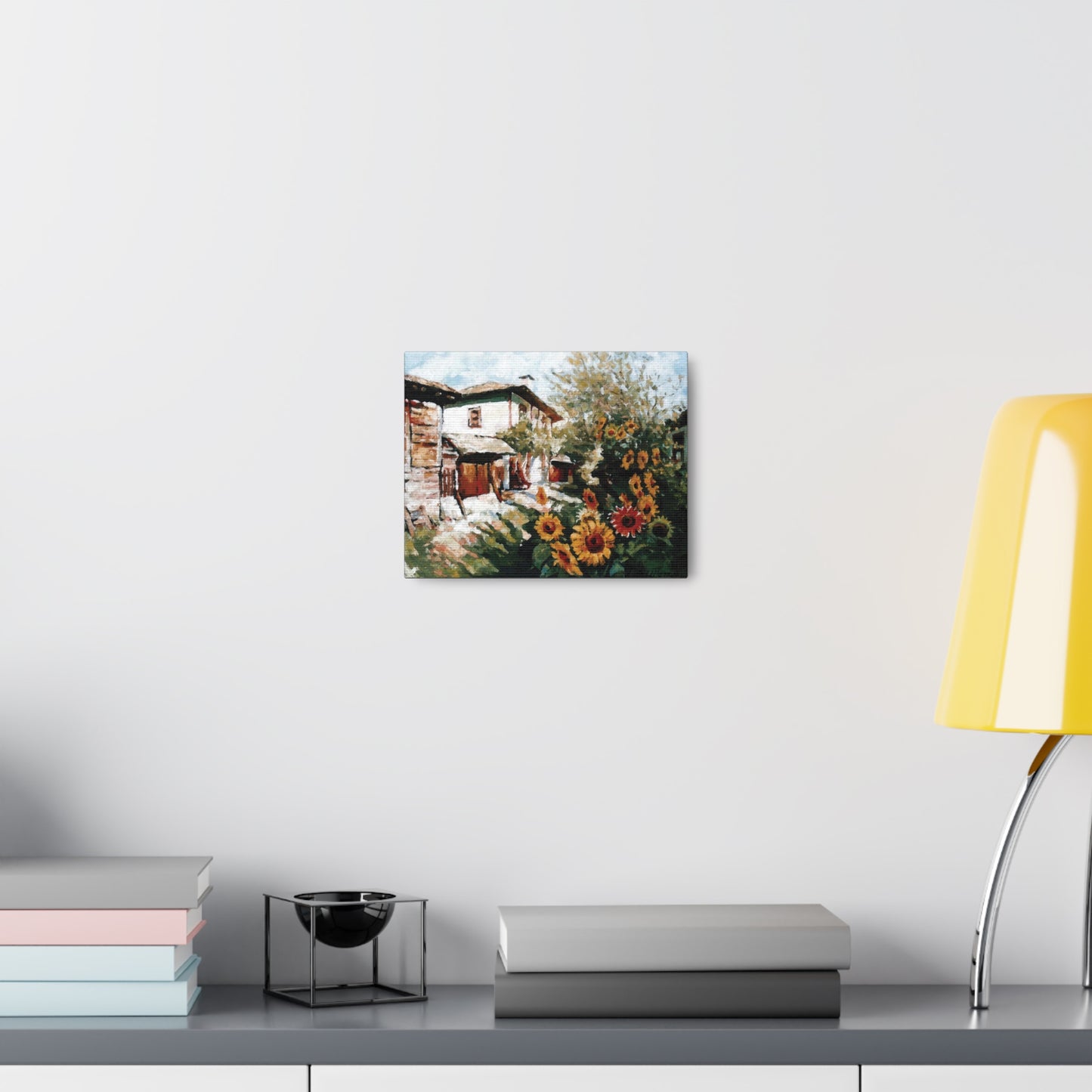 A Village in Summer - Canvas Print